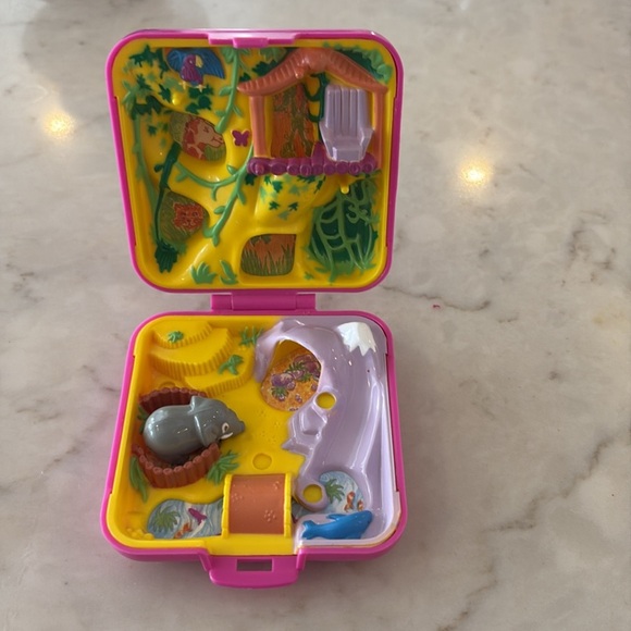 Vintage Polly Pocket Pet Parade Collection Wild Zoo World - Picture 4 of 4